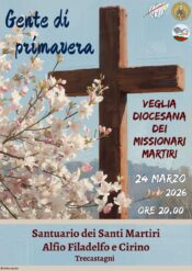 Veglia Diocesana dei Missionari Martiri 2026: "Gente di primavera"