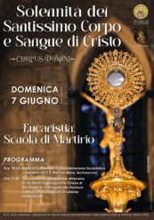 Solennità del Corpus Domini 2026: Il Programma delle Celebrazioni Diocesane